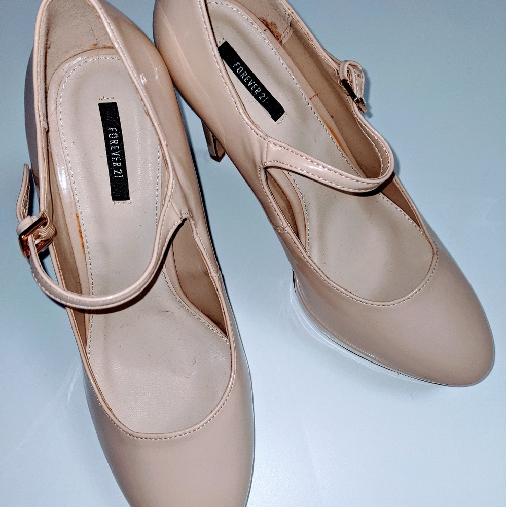 Mary Jane Nude Stilettos